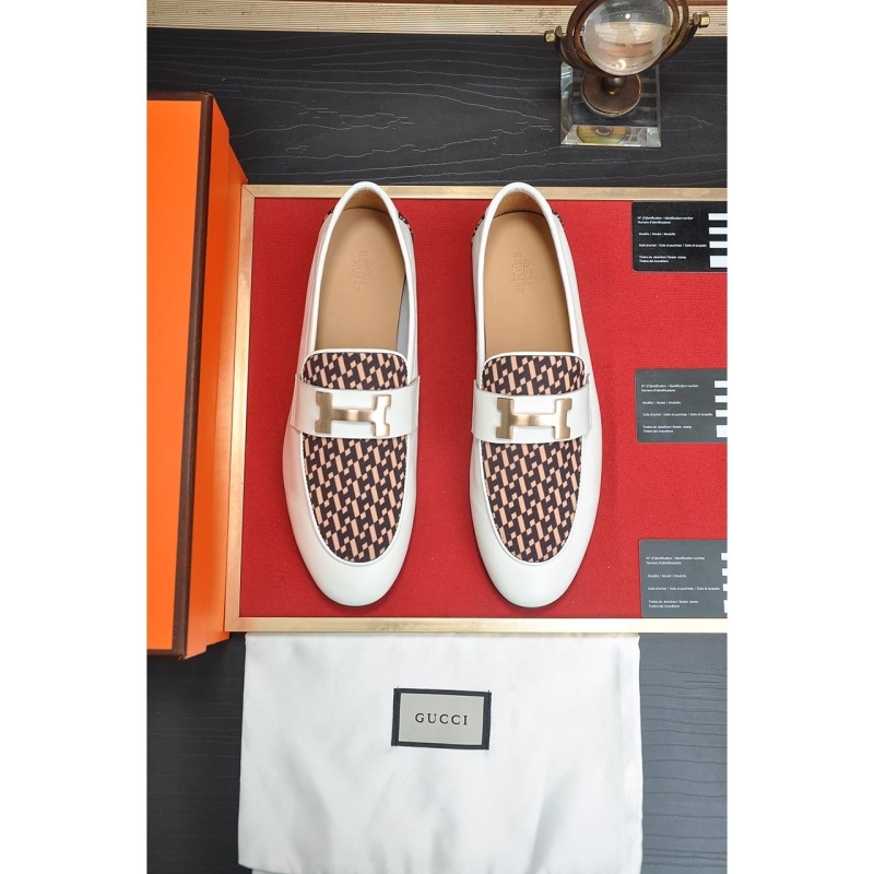H**mes leather shoes
